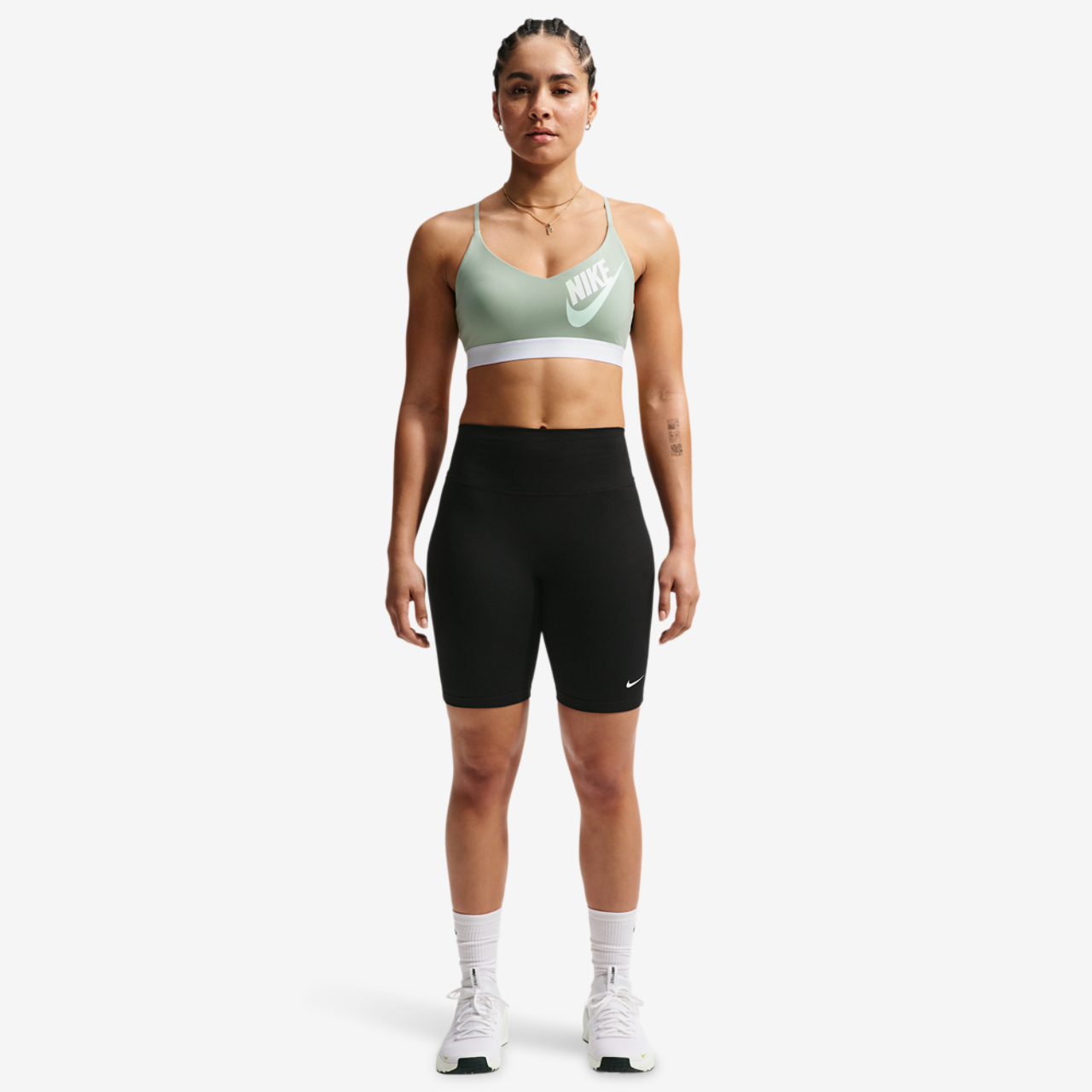 Nike Indy Logo Bra Image 3 of 4. Tap to open photo gallery.