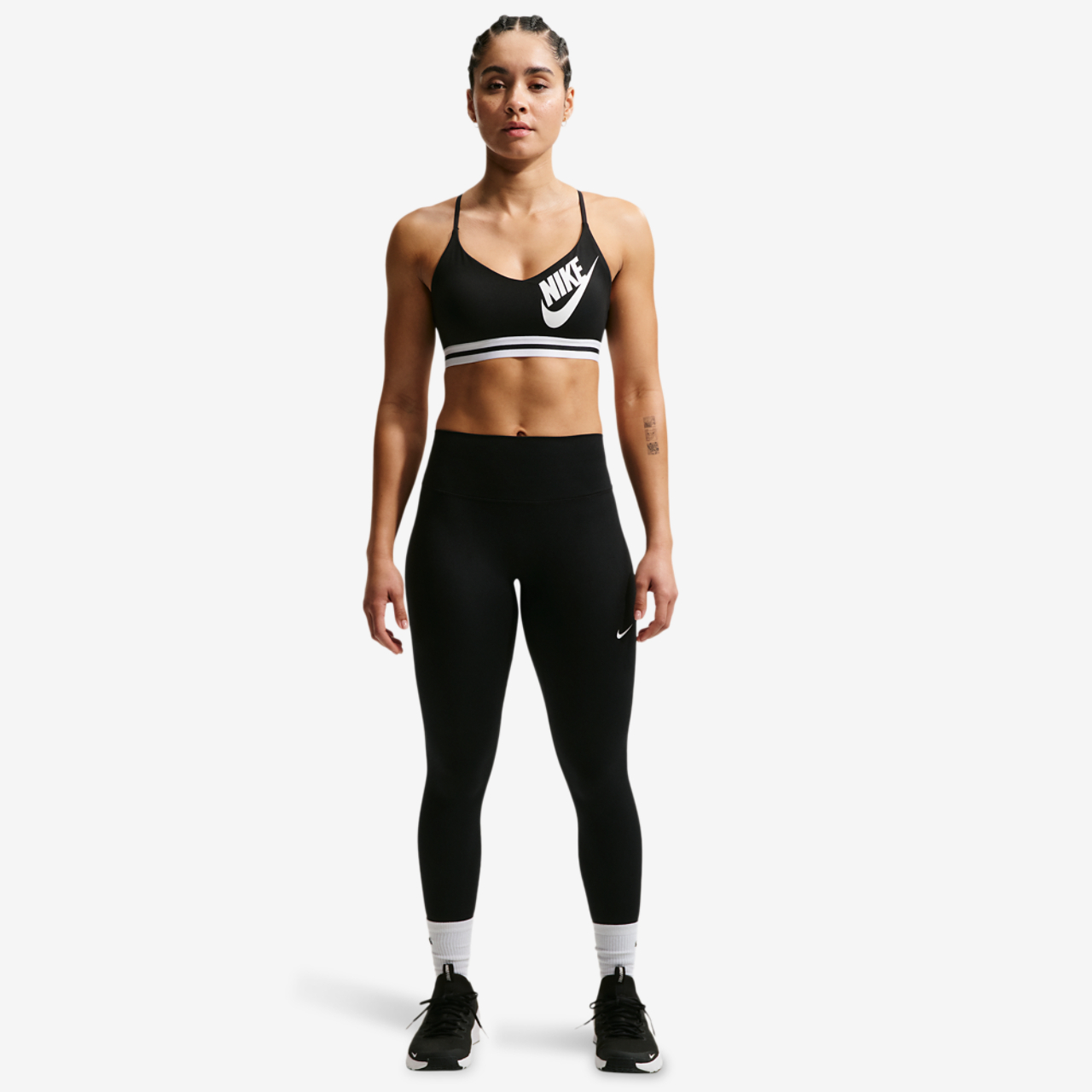 Nike Indy Logo Bra Image 3 of 4. Tap to open photo gallery.
