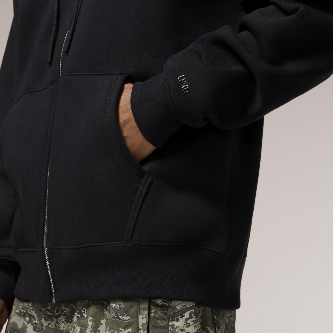 LCKR Phader Fleece Full-Zip Hoodie Image 5 of 7. Tap to open photo gallery.