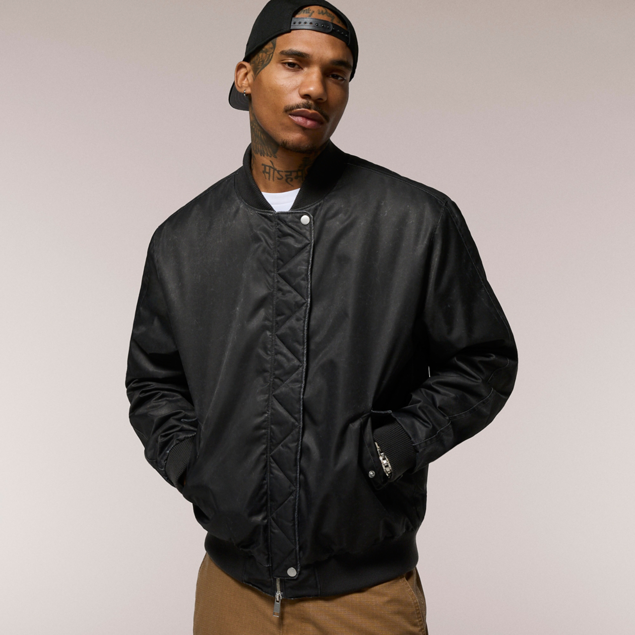 LCKR Sekou Bomber Jacket Image 1 of 6. Tap to open photo gallery.