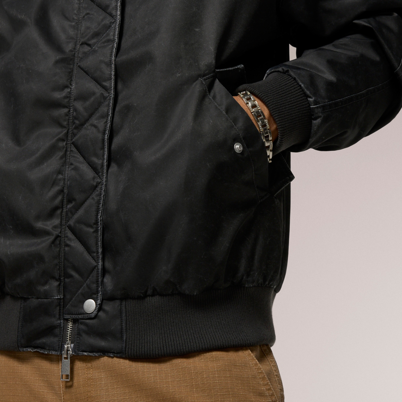 LCKR Sekou Bomber Jacket Image 4 of 6. Tap to open photo gallery.