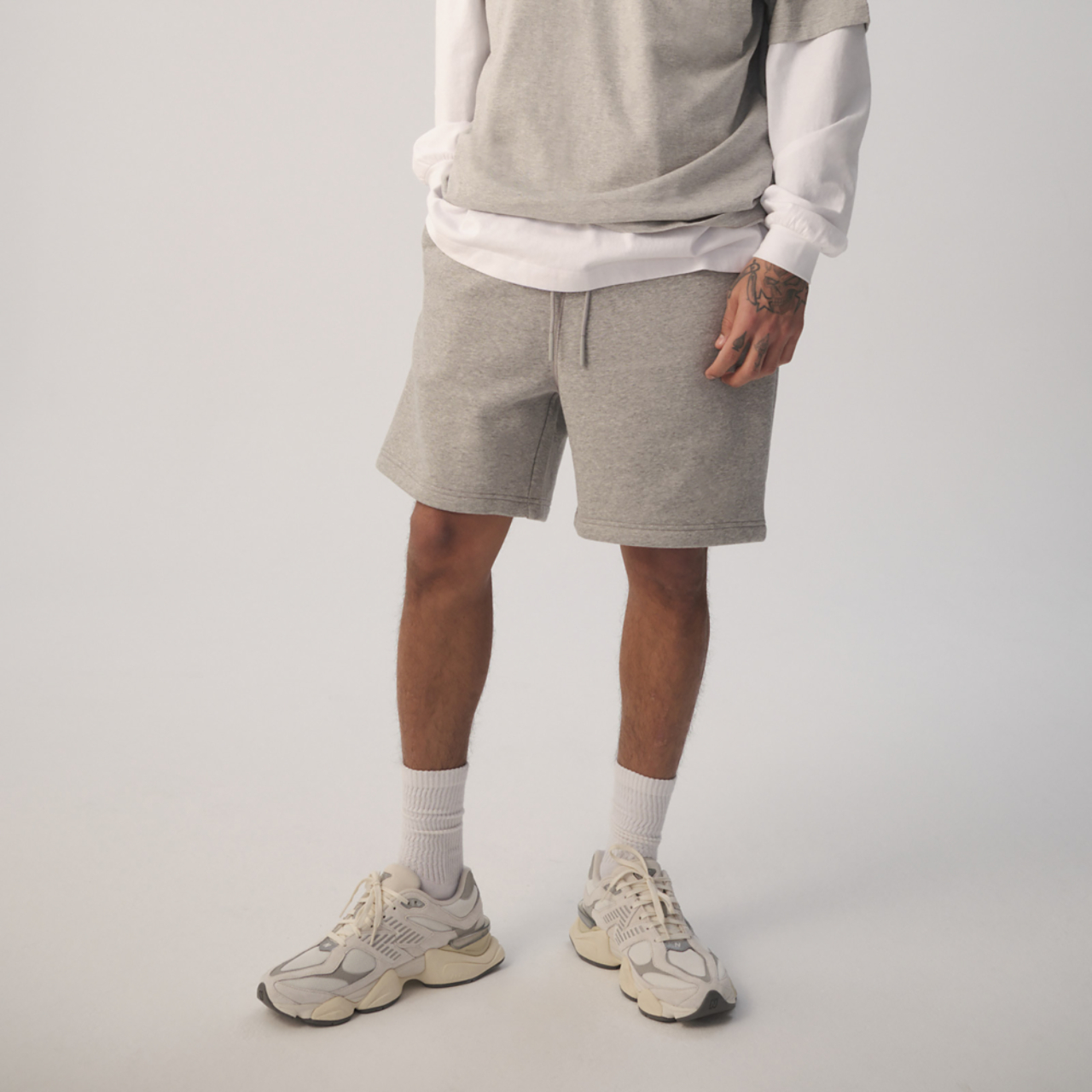 LCKR Stock Fleece Shorts Image 2 of 6. Tap to open photo gallery.
