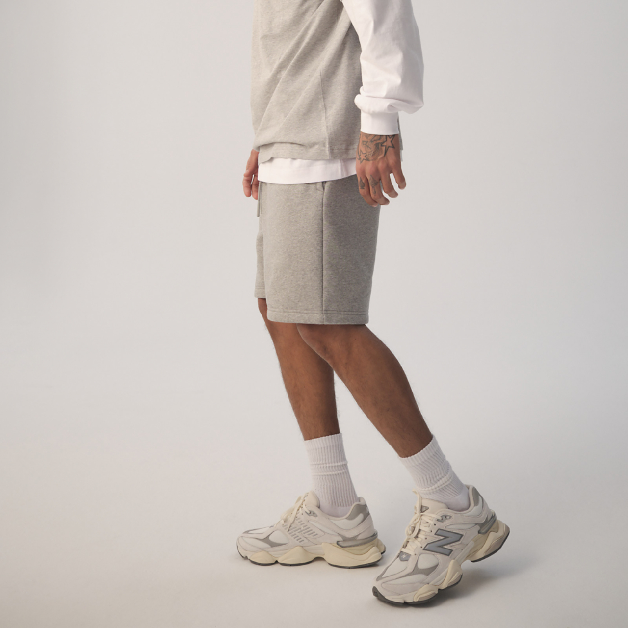 LCKR Stock Fleece Shorts Image 4 of 6. Tap to open photo gallery.