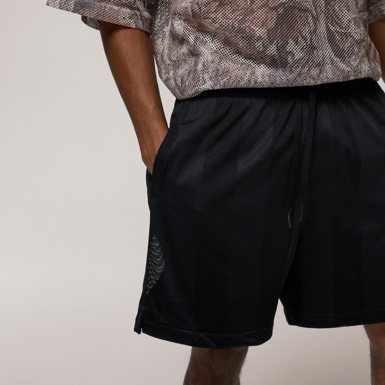LCKR Brentwood Striped Mesh Shorts Image 4 of 9. Tap to open photo gallery.