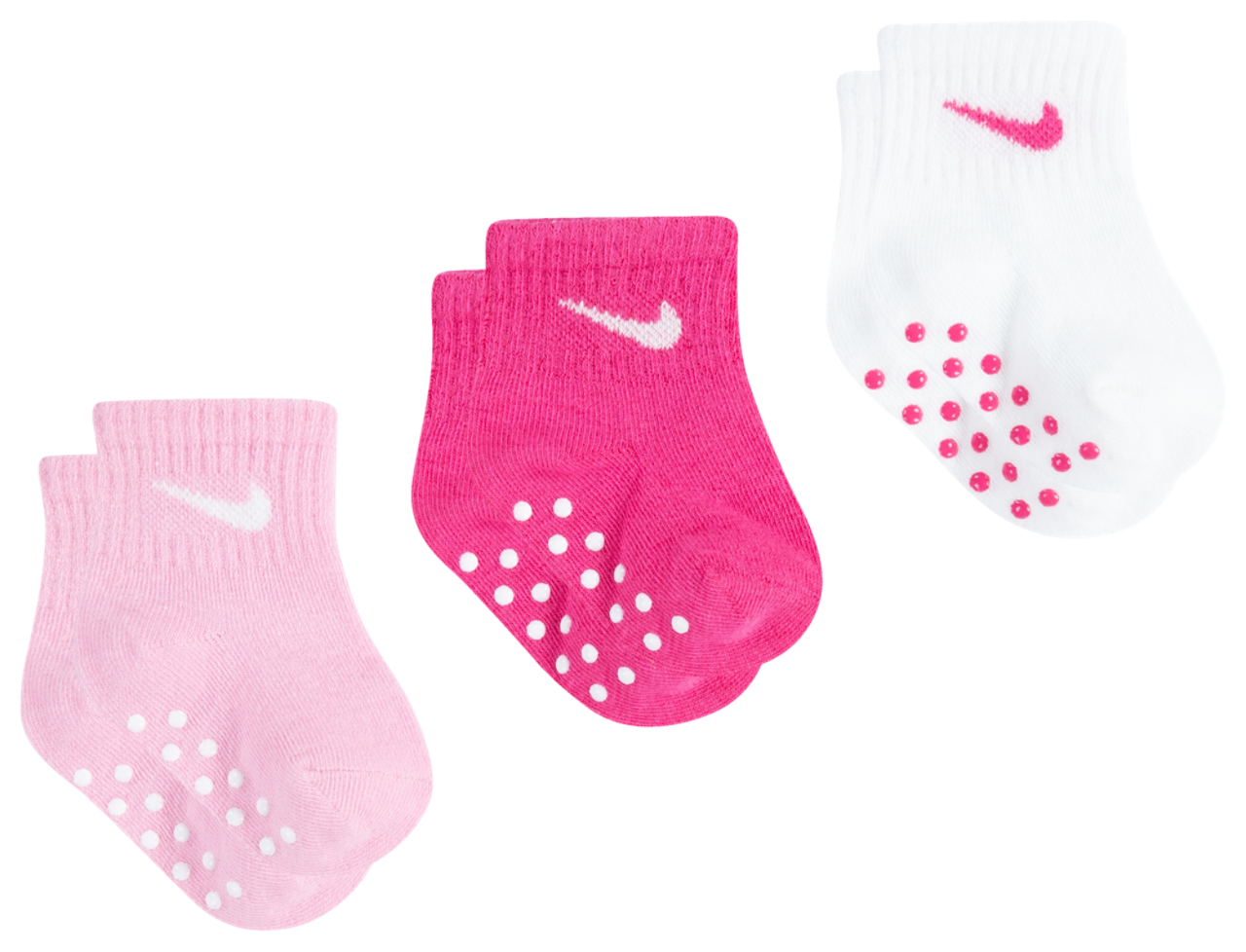 Nike Core Swoosh Gripper 3 Pack Sock Image 1 of 3. Tap to open photo gallery.