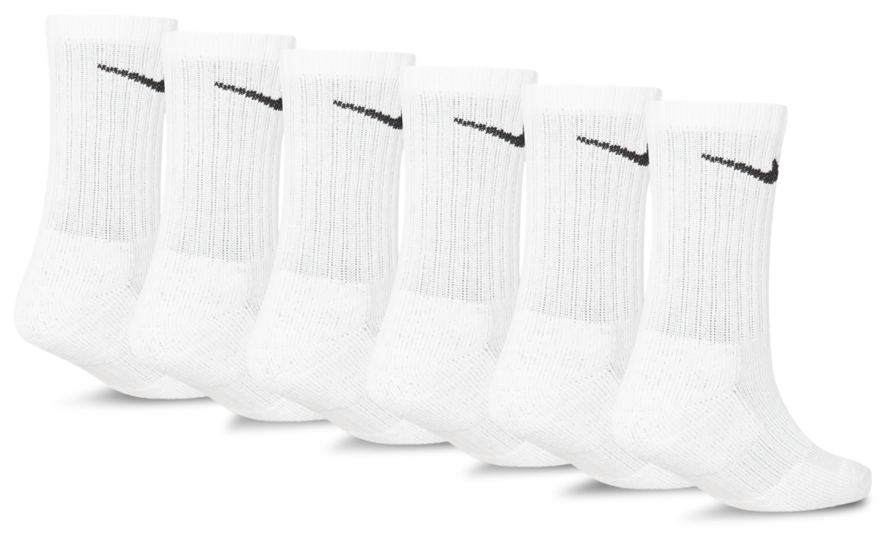 Nike 6 Pack Dri-FIT Performance Basic Crew Socks Image 2 of 3. Tap to open photo gallery.