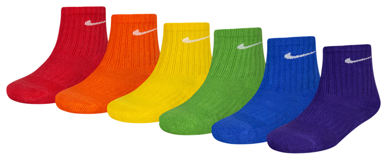 Nike Dri-FIT Performance Basic Crew Socks Image 2 of 4. Tap to open photo gallery.