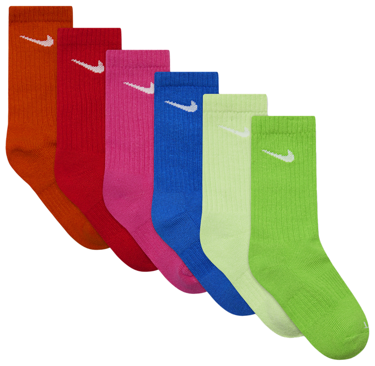 Nike 6 Pack Dri-FIT Performance Basic Crew Socks Image 2 of 2. Tap to open photo gallery.