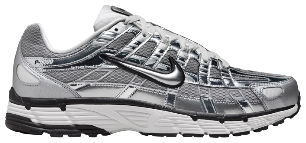 Nike ナイキＰ6000 メタリックシルバー　28cm（10） NIKE P-6000 METALLIC SILVER/METALLIC SILVER-SAIL（ナイキ P