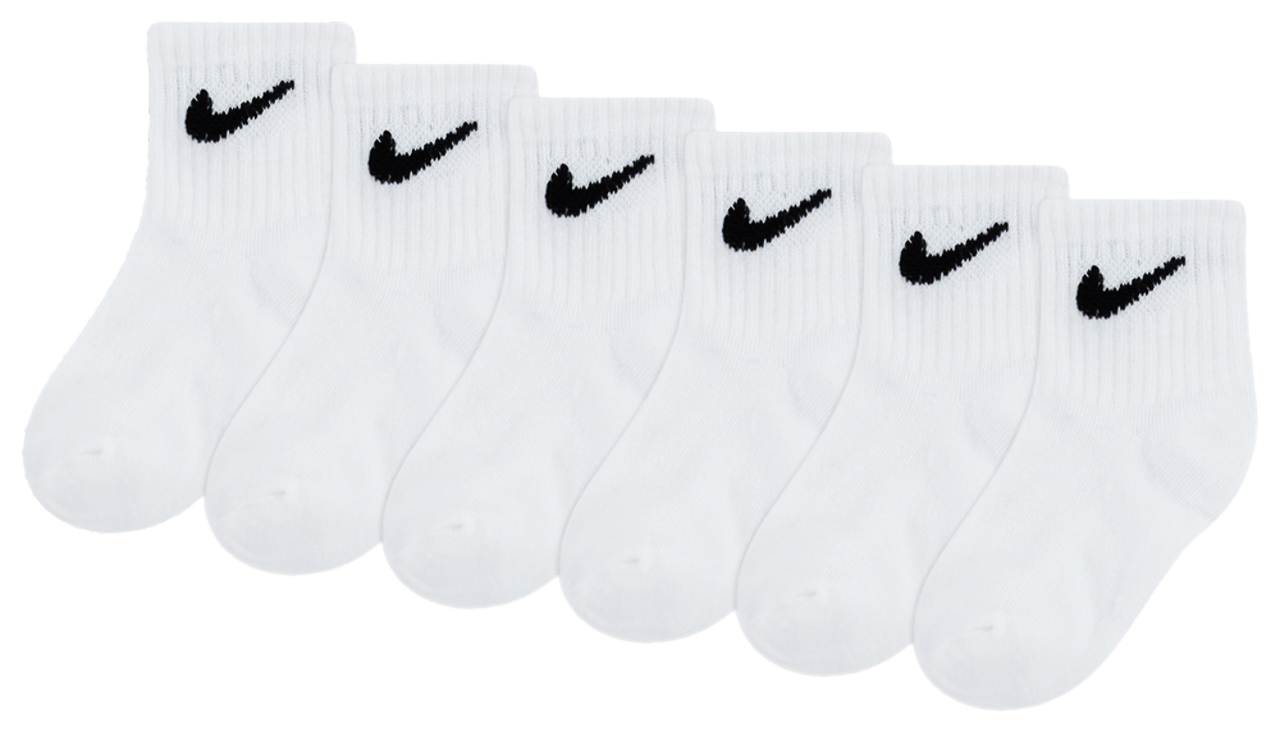 Nike Swoosh 6 Pack Ankle Socks Image 2 of 3. Tap to open photo gallery.