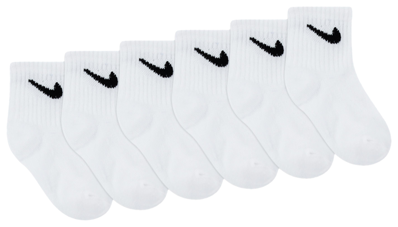 Nike Swoosh 6 Pack Ankle Socks Image 3 of 3. Tap to open photo gallery.