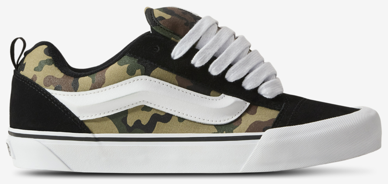 Vans Knu Skool Camo Image 1 of 5. Tap to open photo gallery.