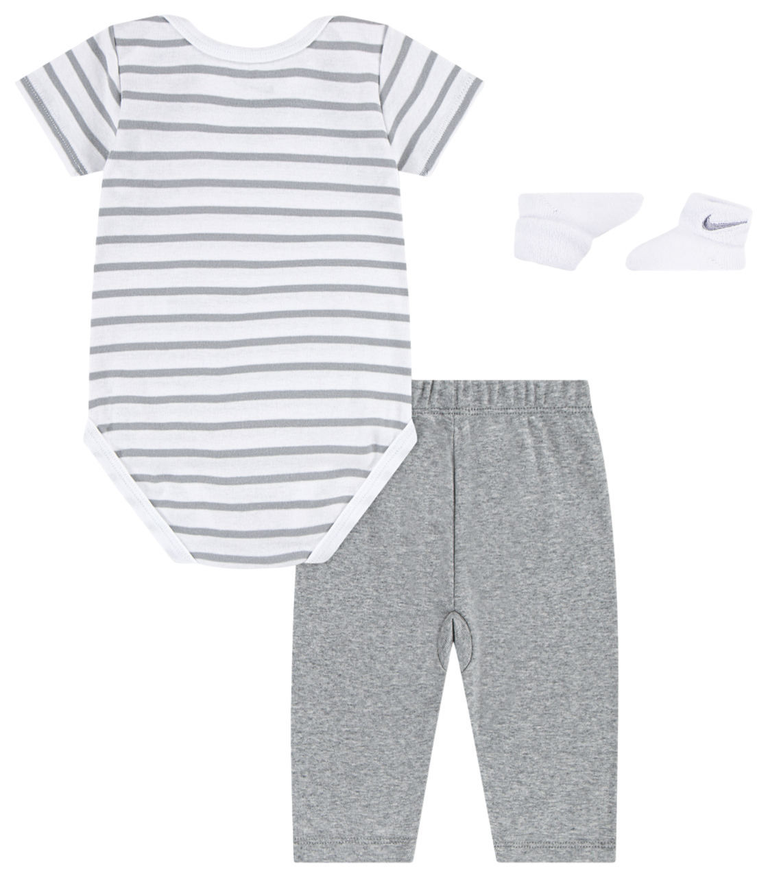 Nike 3 Piece Bodysuit & Terry Pants Set Image 2 of 4. Tap to open photo gallery.