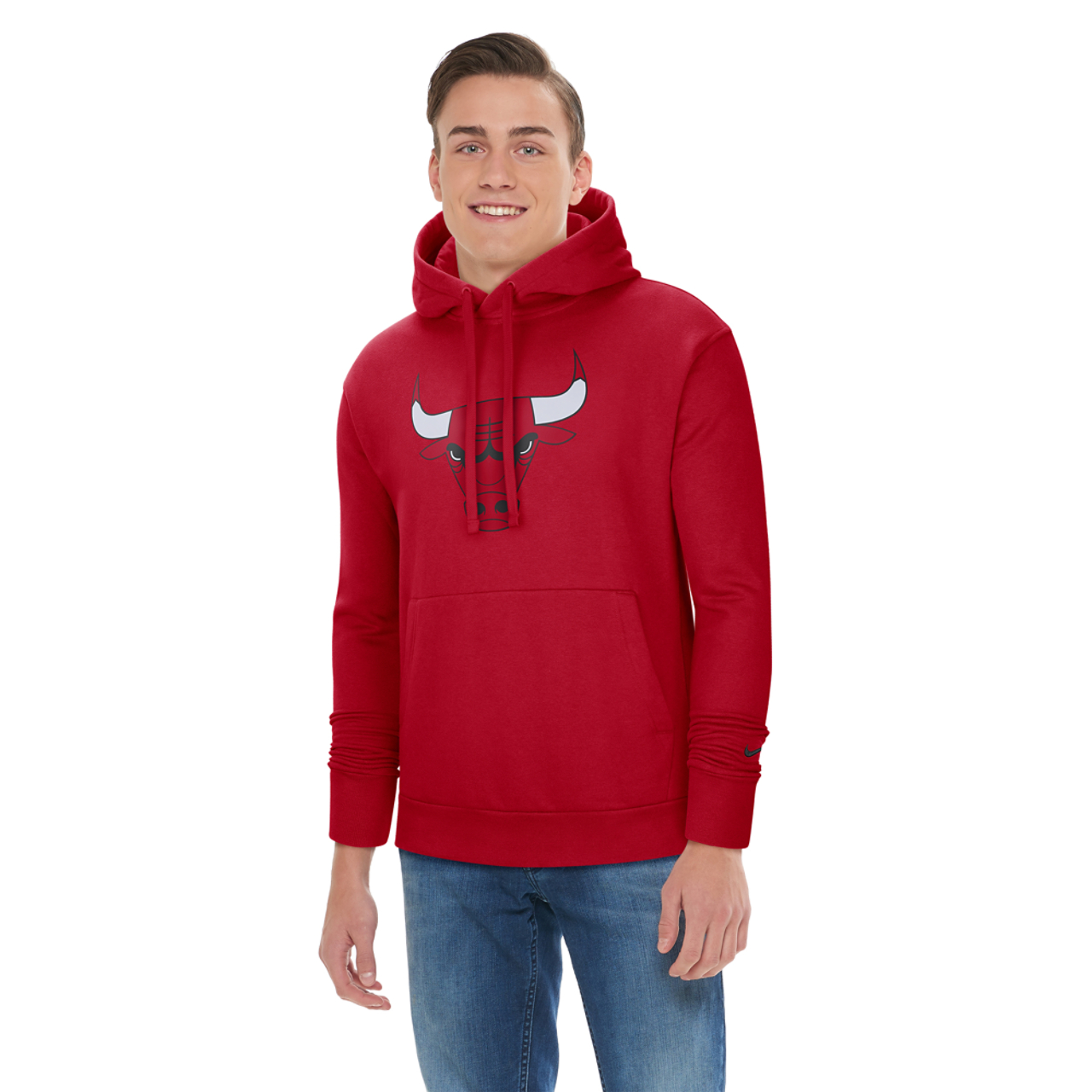Nike NBA Club Pullover Fleece Hoodie Image 3 of 4. Tap to open photo gallery.