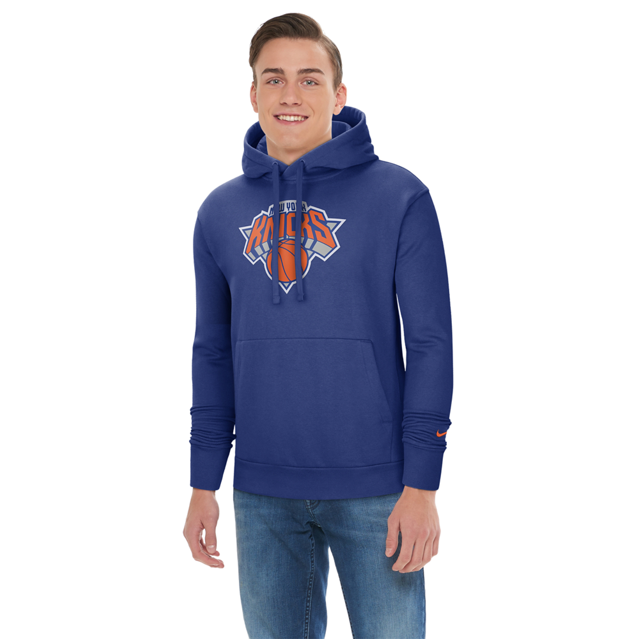 Nike NBA Club Pullover Fleece Hoodie Image 3 of 4. Tap to open photo gallery.