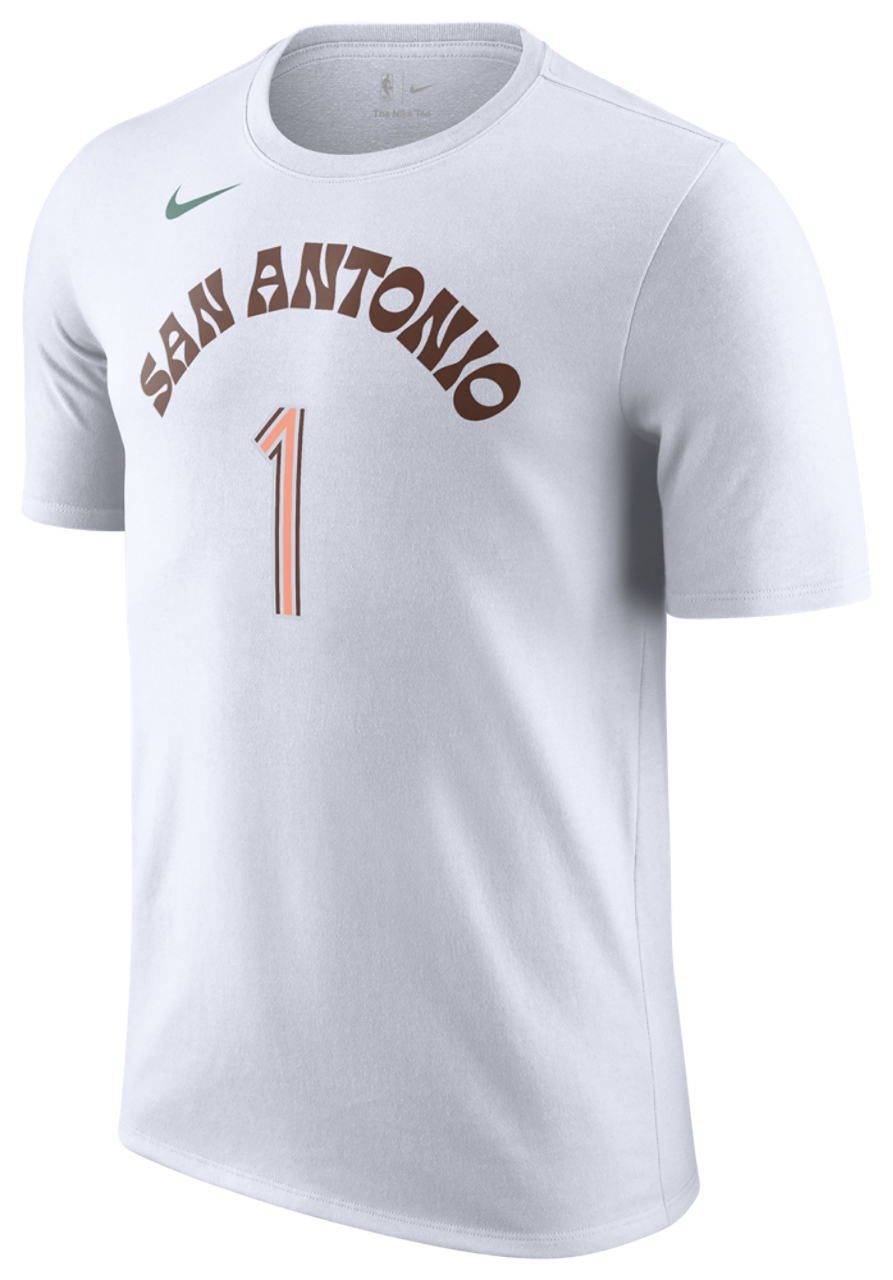 Nike Spurs Essential City Edition N&N T-Shirt Image 1 of 2. Tap to open photo gallery.