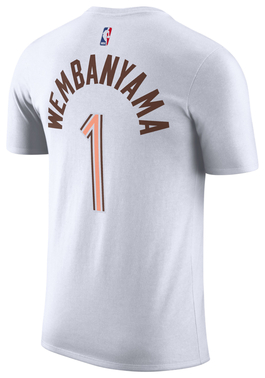 Nike Spurs Essential City Edition N&N T-Shirt Image 2 of 2. Tap to open photo gallery.