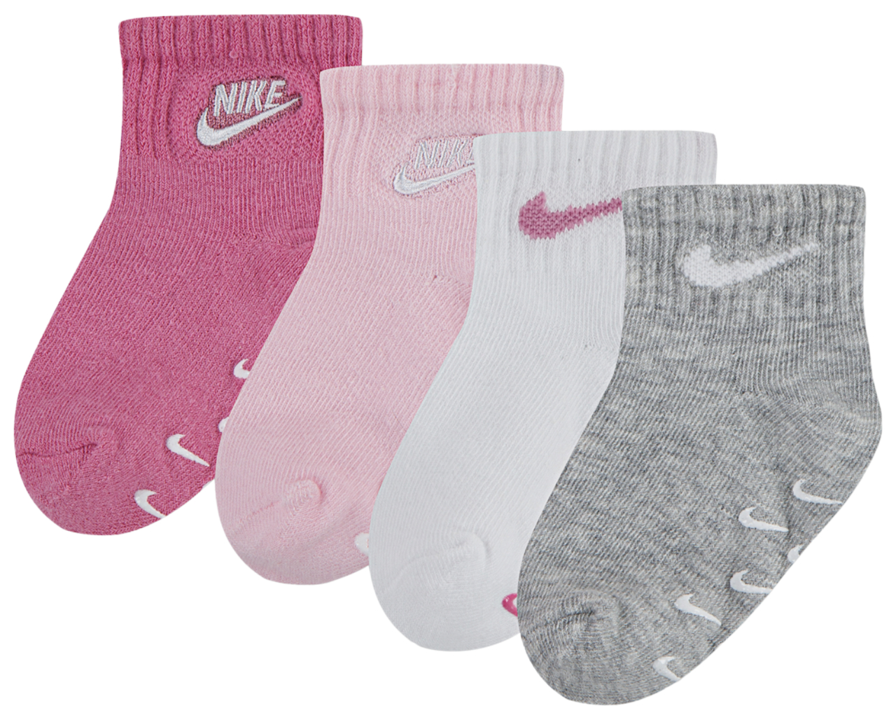 Nike 4 Pack Logo Gripper Socks Image 1 of 2. Tap to open photo gallery.
