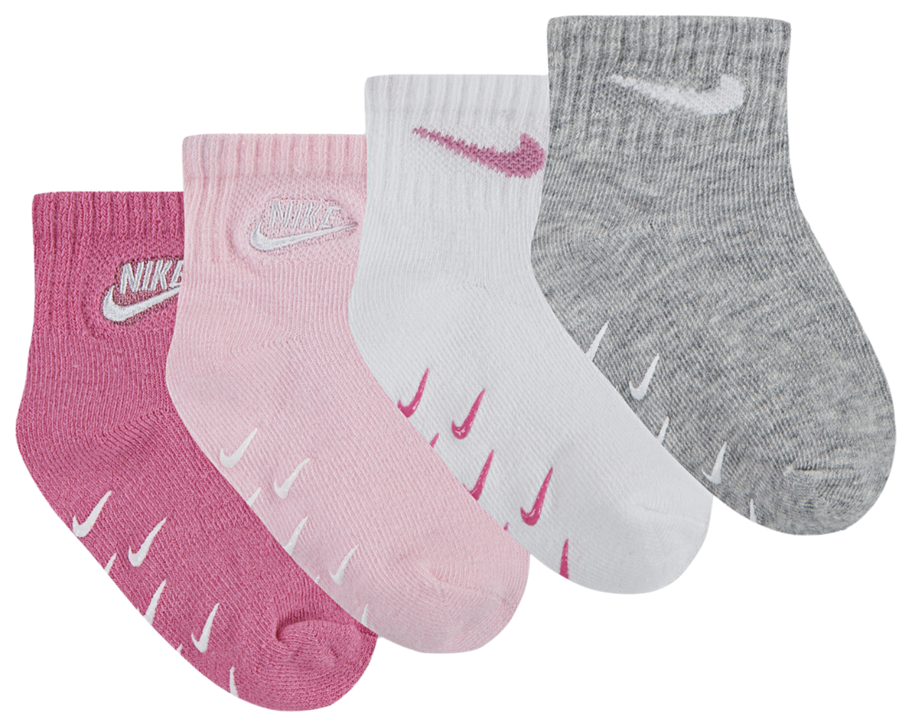 Nike 4 Pack Logo Gripper Socks Image 2 of 2. Tap to open photo gallery.