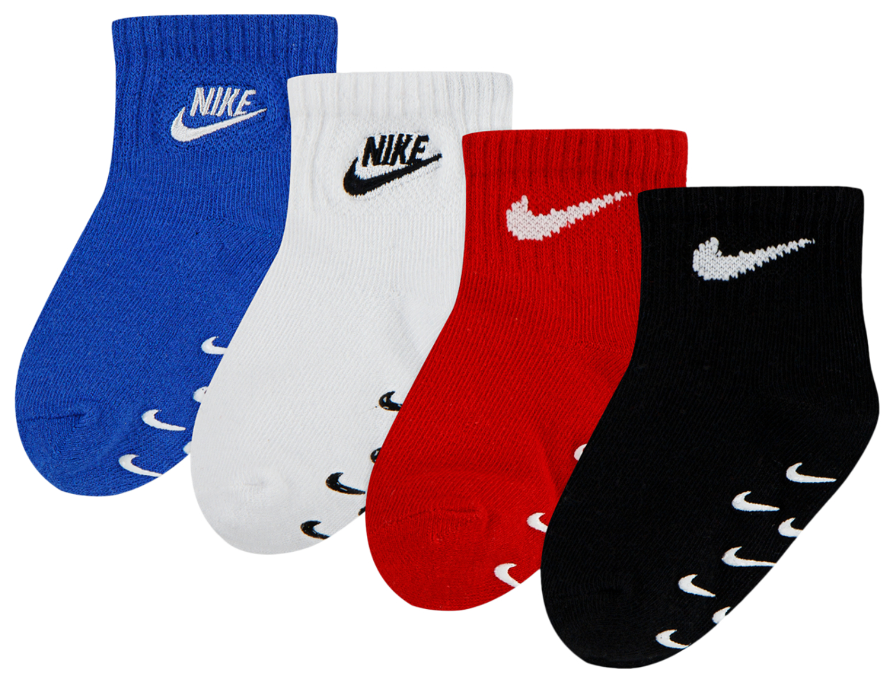 Nike 4 Pack Logo Gripper Socks Image 1 of 2. Tap to open photo gallery.