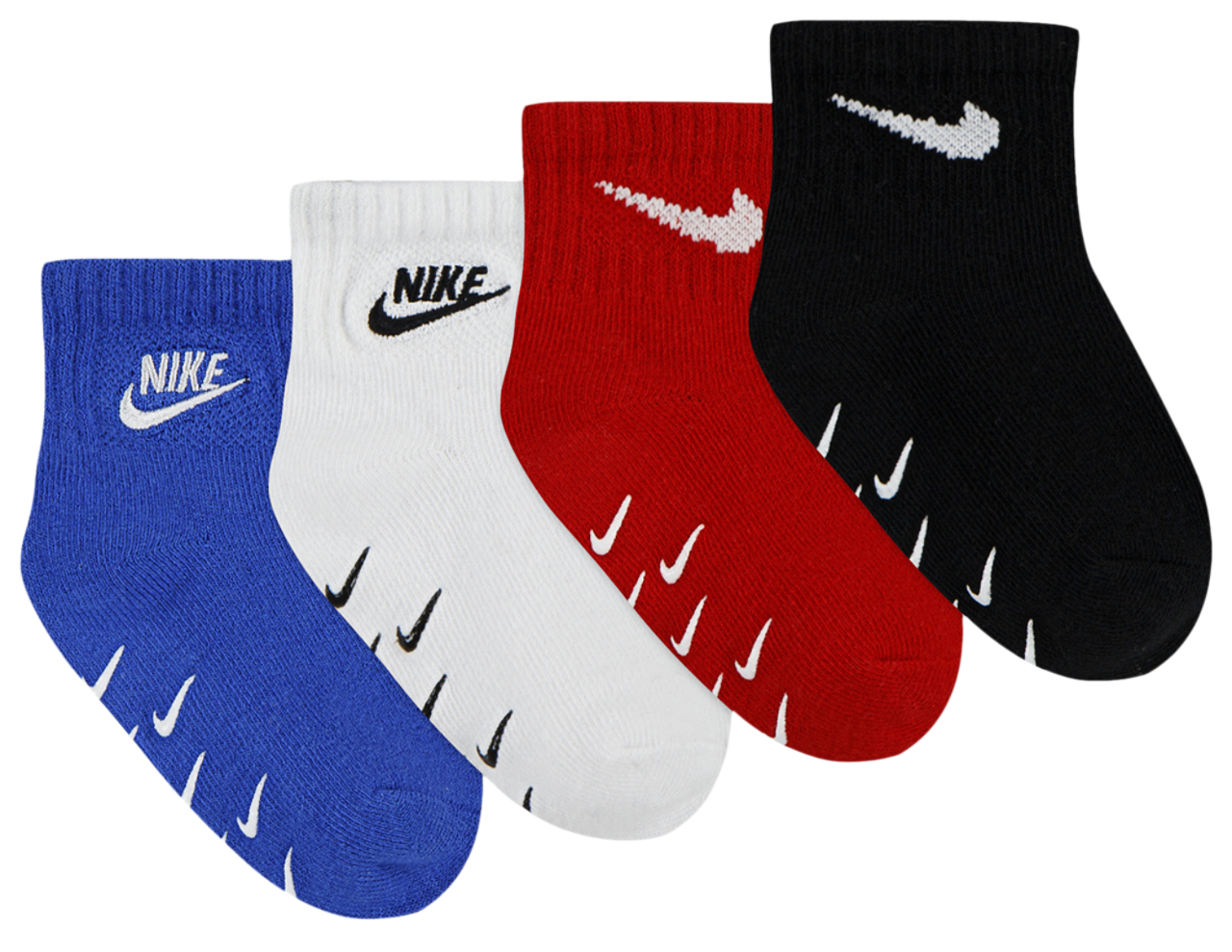 Nike 4 Pack Logo Gripper Socks Image 2 of 2. Tap to open photo gallery.