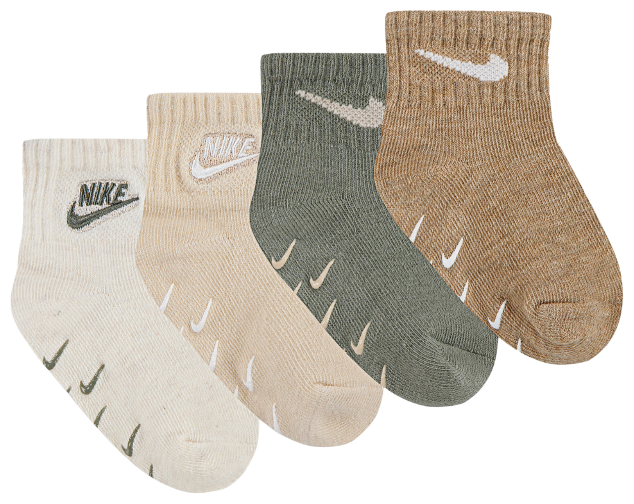 Nike 4 Pack Logo Gripper Socks Image 2 of 2. Tap to open photo gallery.