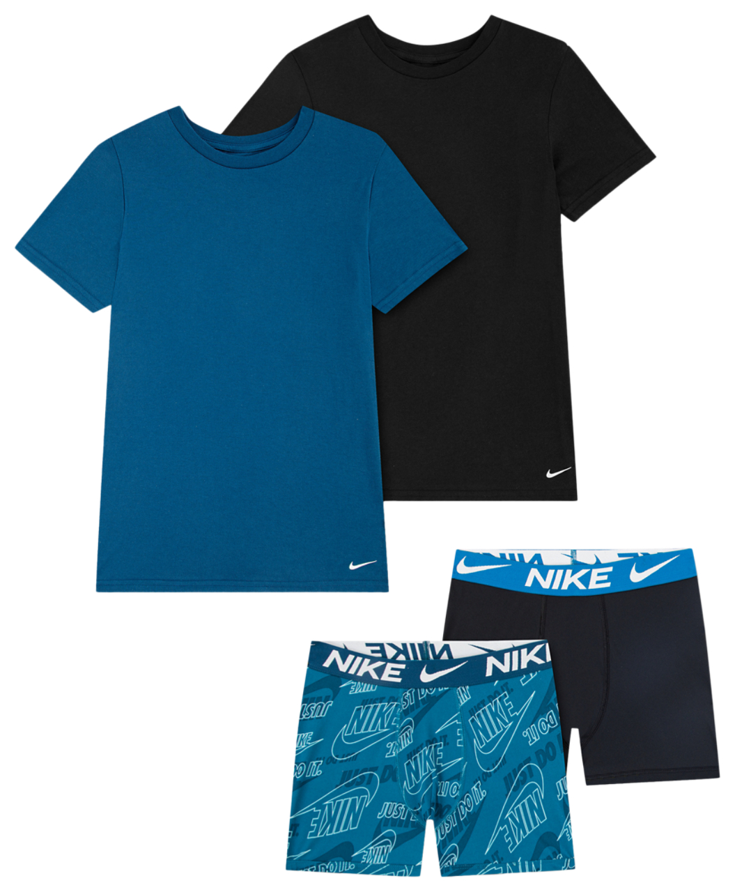 Nike 4 Piece Boxer Brief & Undershirt Set Image 1 of 3. Tap to open photo gallery.