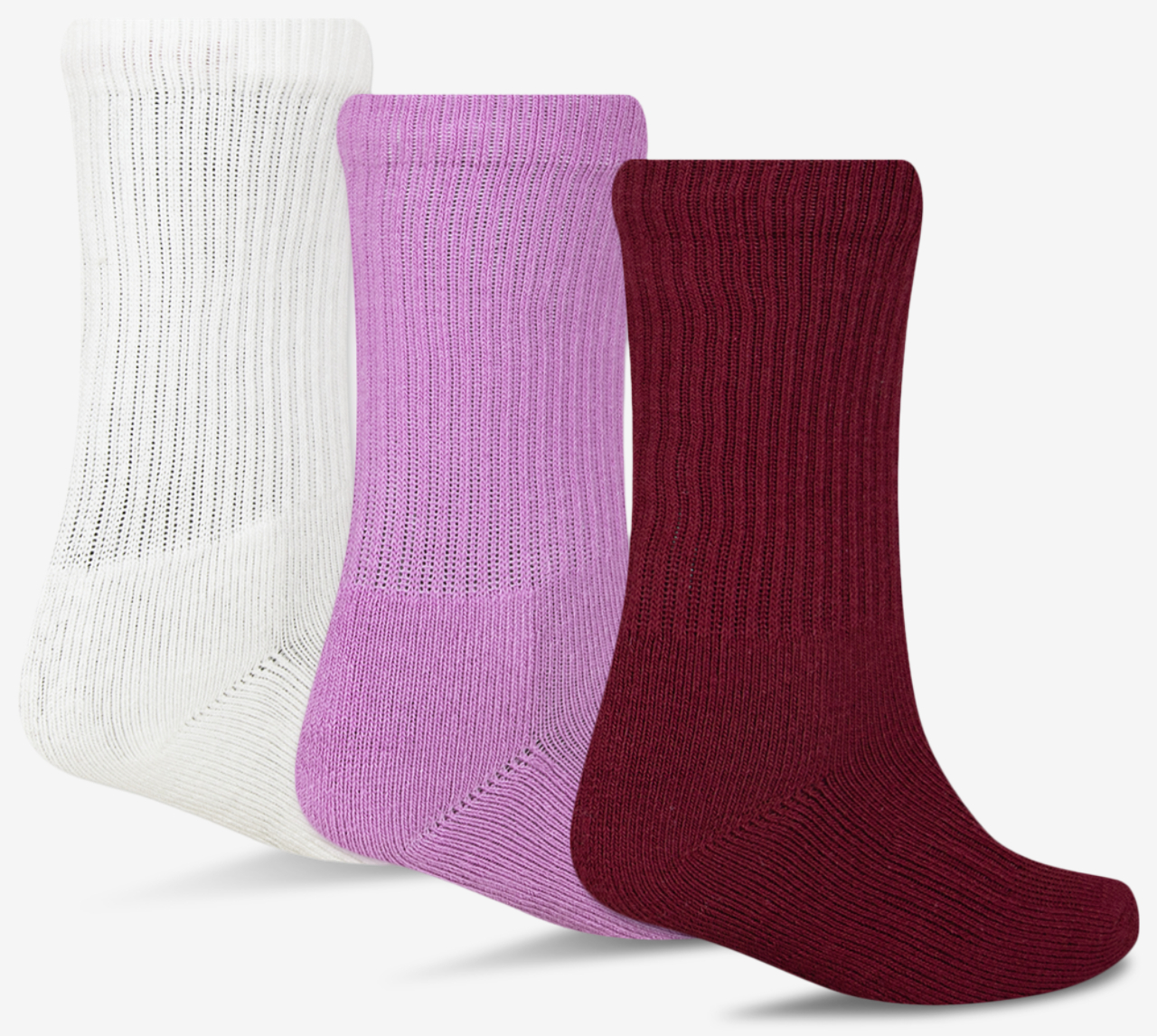 Nike Valentine's Day Crew Socks 3 Pack Image 2 of 4. Tap to open photo gallery.