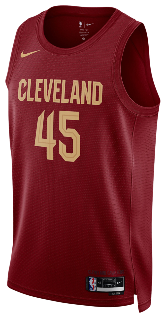 Nike Cavaliers Donovan Mitchell Icon Jersey Image 1 of 2. Tap to open photo gallery.