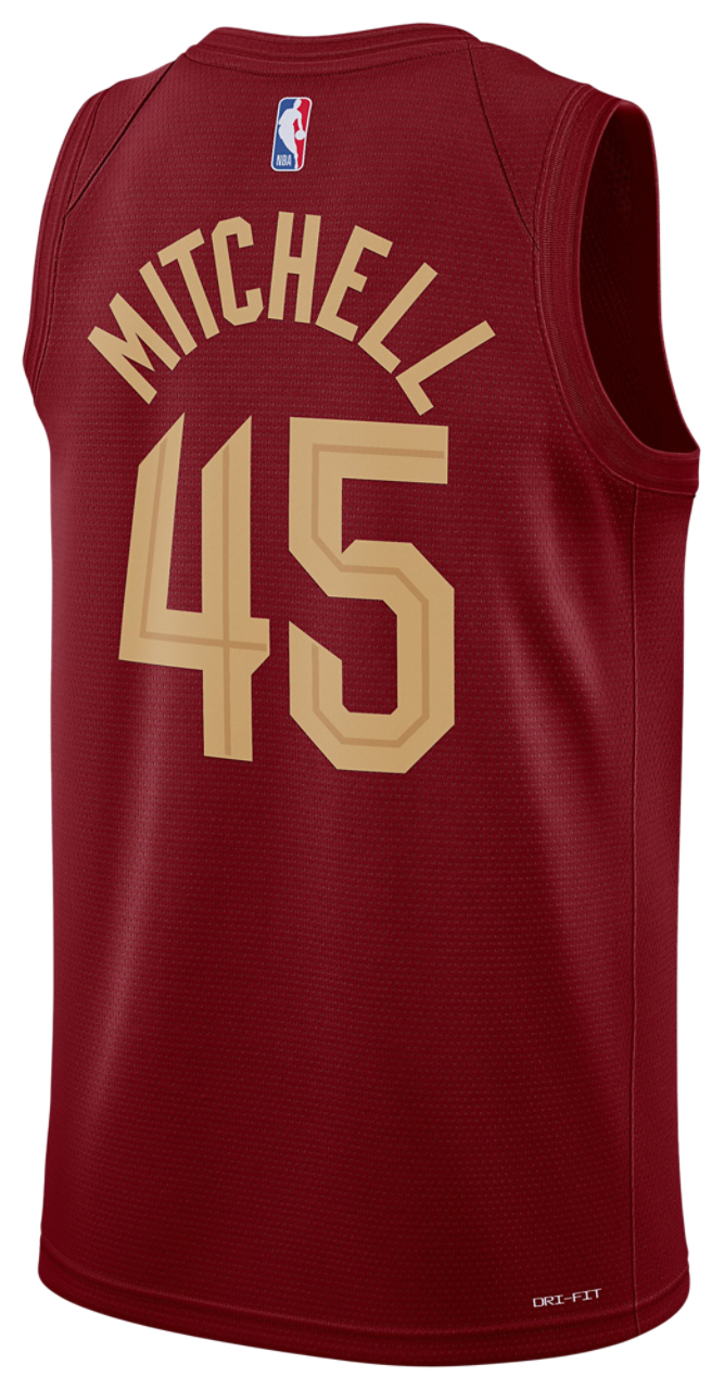 Nike Cavaliers Donovan Mitchell Icon Jersey Image 2 of 2. Tap to open photo gallery.