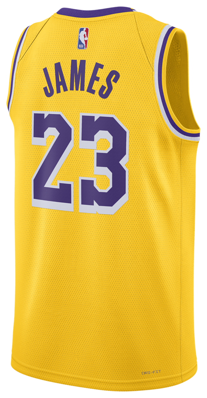Nike Lakers Dri-FIT Swingman Icon Jersey Image 2 of 3. Tap to open photo gallery.