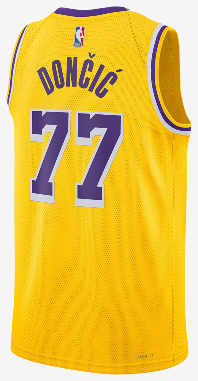 Nike Lakers Dri-FIT Swingman Icon Jersey Image 1 of 2. Tap to open photo gallery.