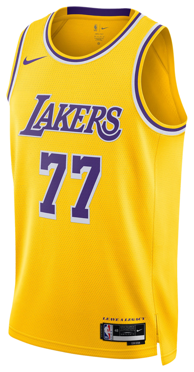 Nike Lakers Dri-FIT Swingman Icon Jersey Image 2 of 2. Tap to open photo gallery.
