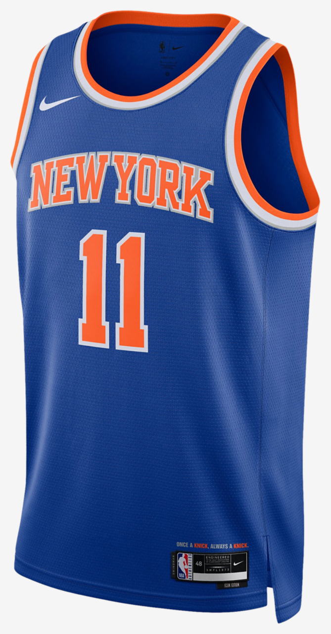 Nike Knicks Icon Edition Jersey Image 2 of 2. Tap to open photo gallery.