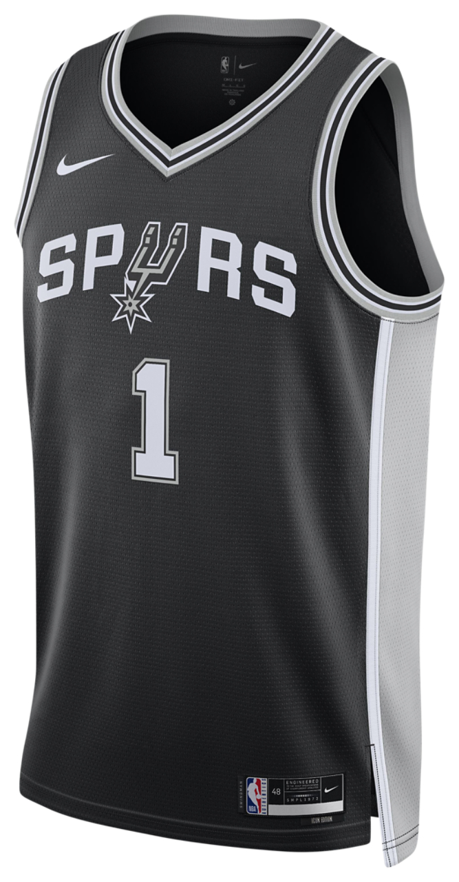 Nike Spurs Dri-FIT Swingman Jersey Image 1 of 2. Tap to open photo gallery.