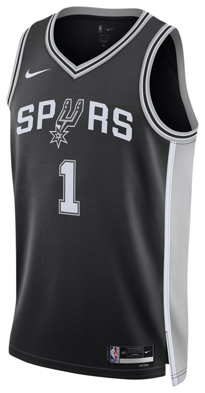 Nike Spurs Dri-FIT Swingman Jersey Image 1 of 2. Tap to open photo gallery.