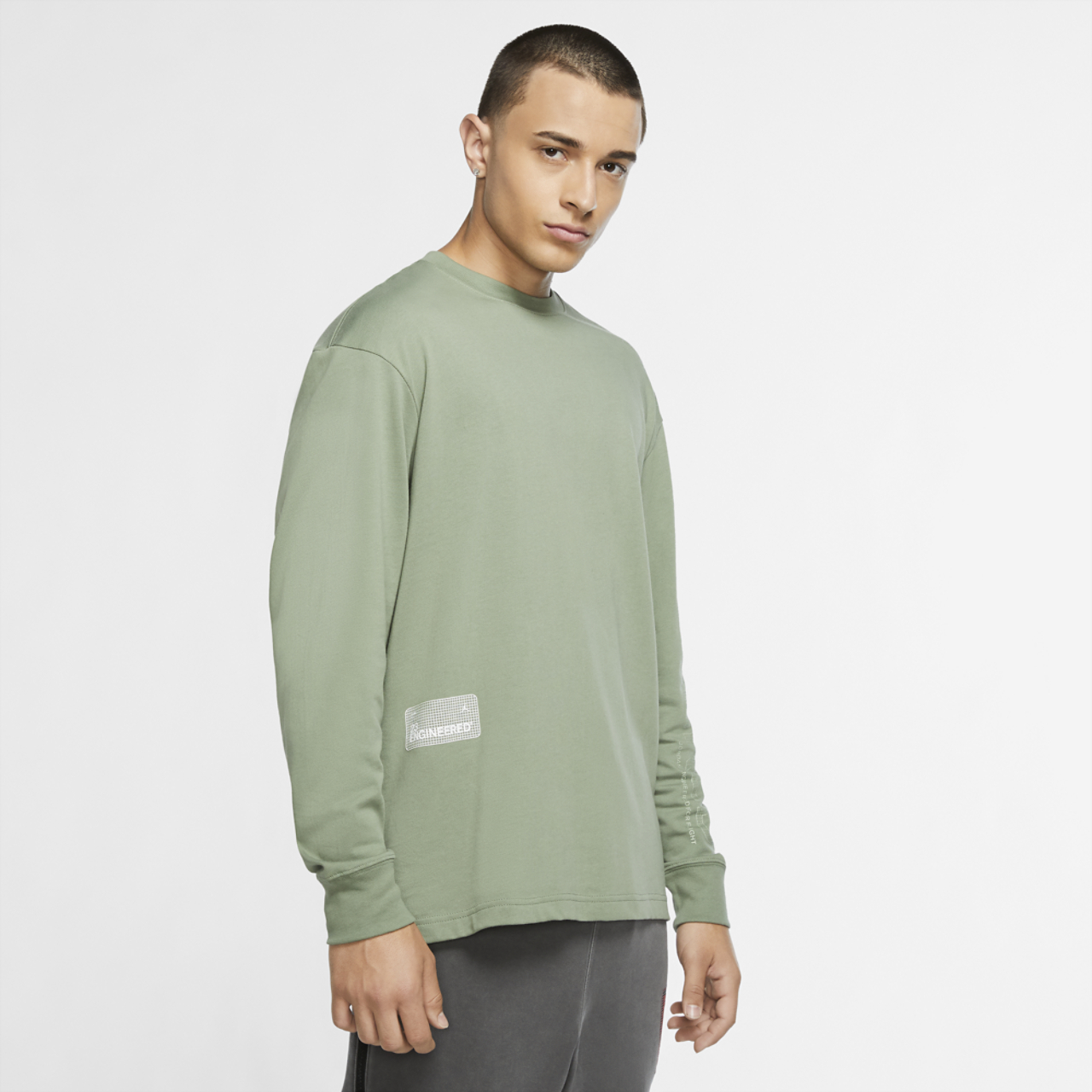 Jordan 23 Engineered Long Sleeve T-Shirt Image 2 of 5. Tap to open photo gallery.