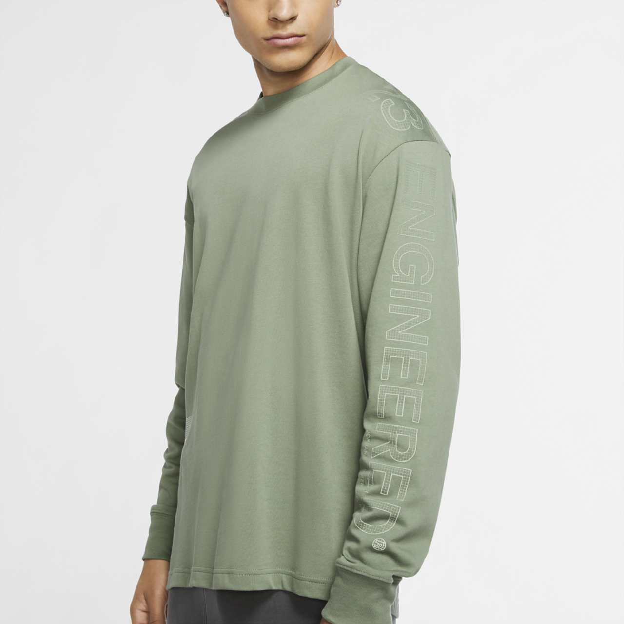 Jordan 23 Engineered Long Sleeve T-Shirt Image 4 of 5. Tap to open photo gallery.