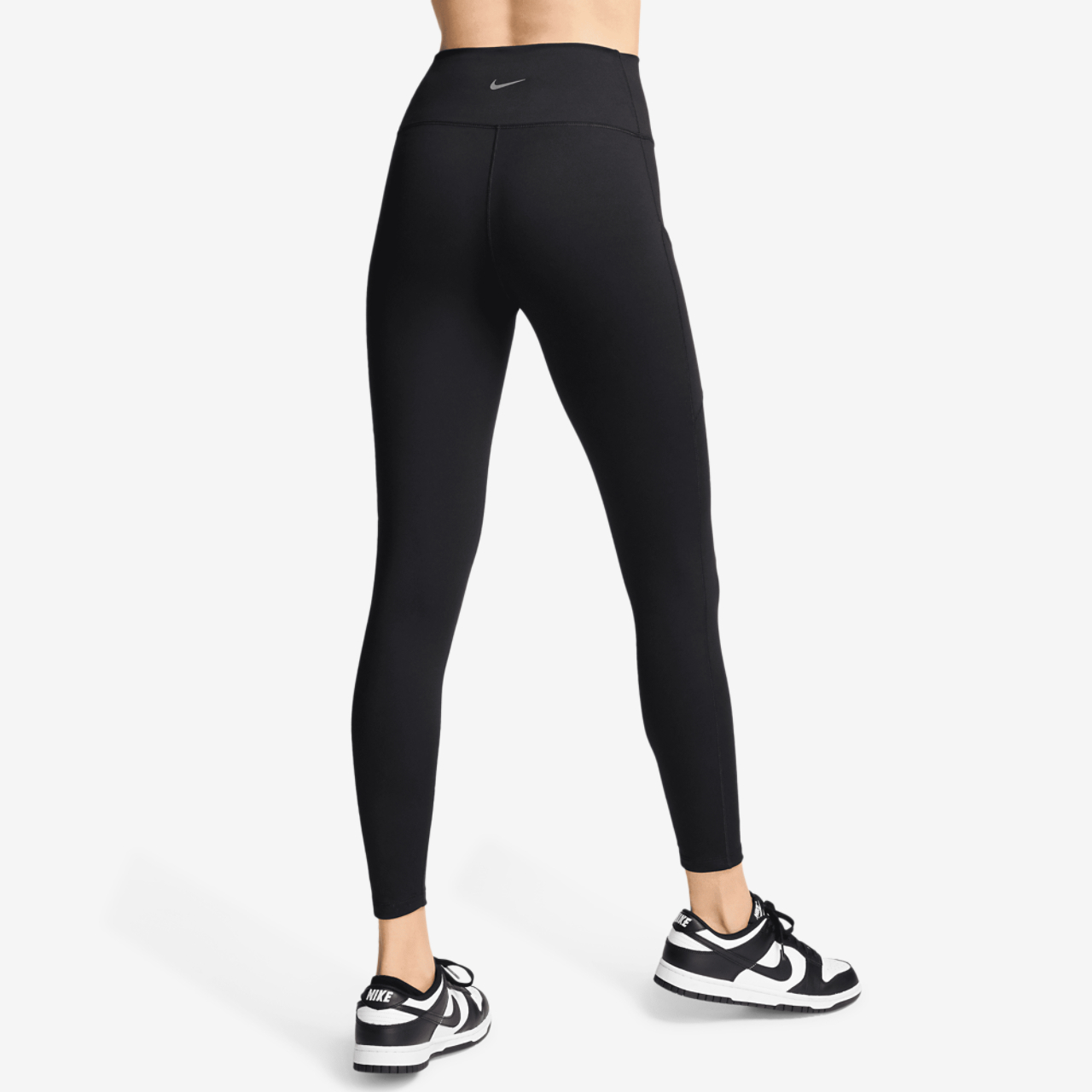 Nike Dri-FIT One High Rise 7/8 Pocket Tights Image 2 of 4. Tap to open photo gallery.