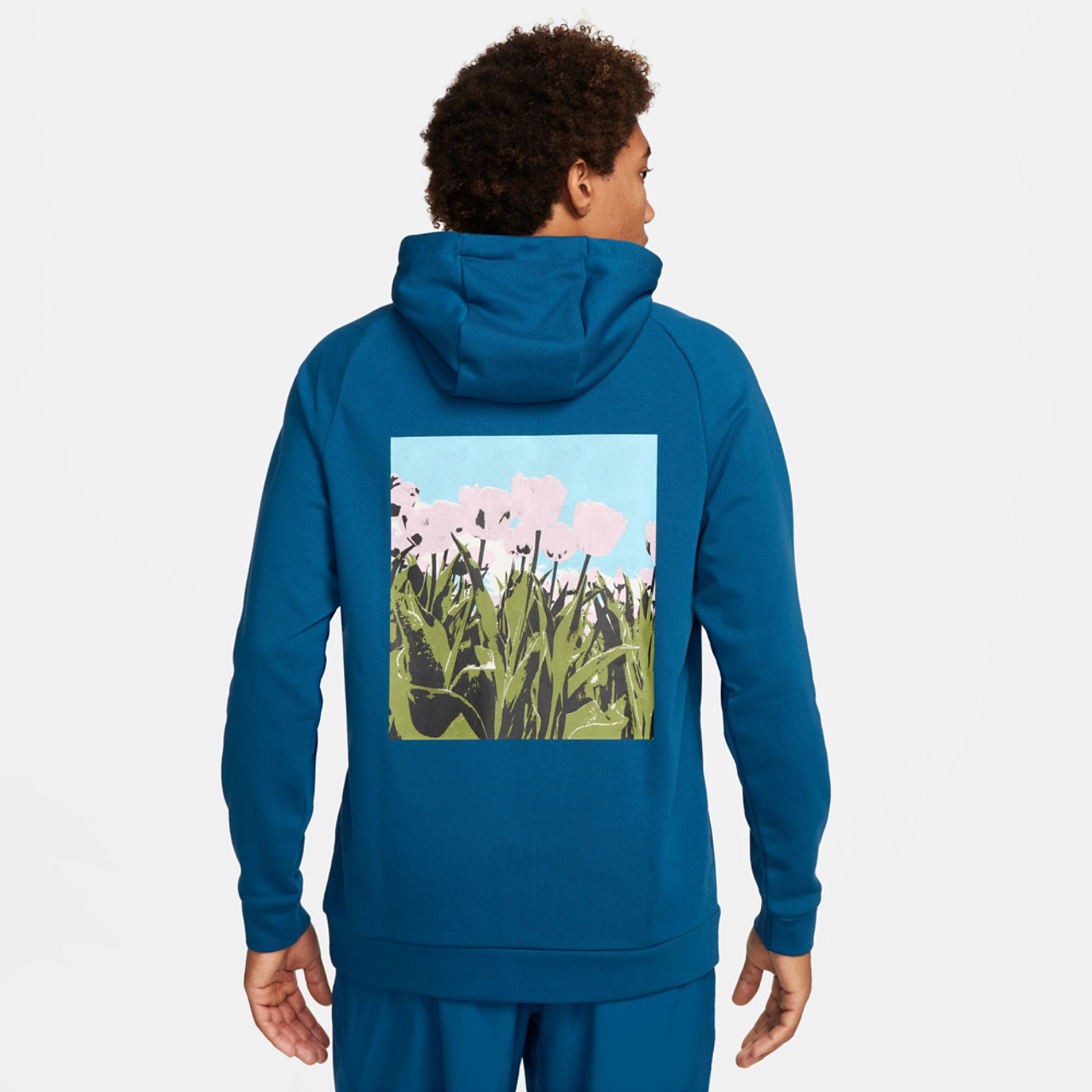 Nike Dri-Fit GFX Pullover Hoodie Image 3 of 3. Tap to open photo gallery.