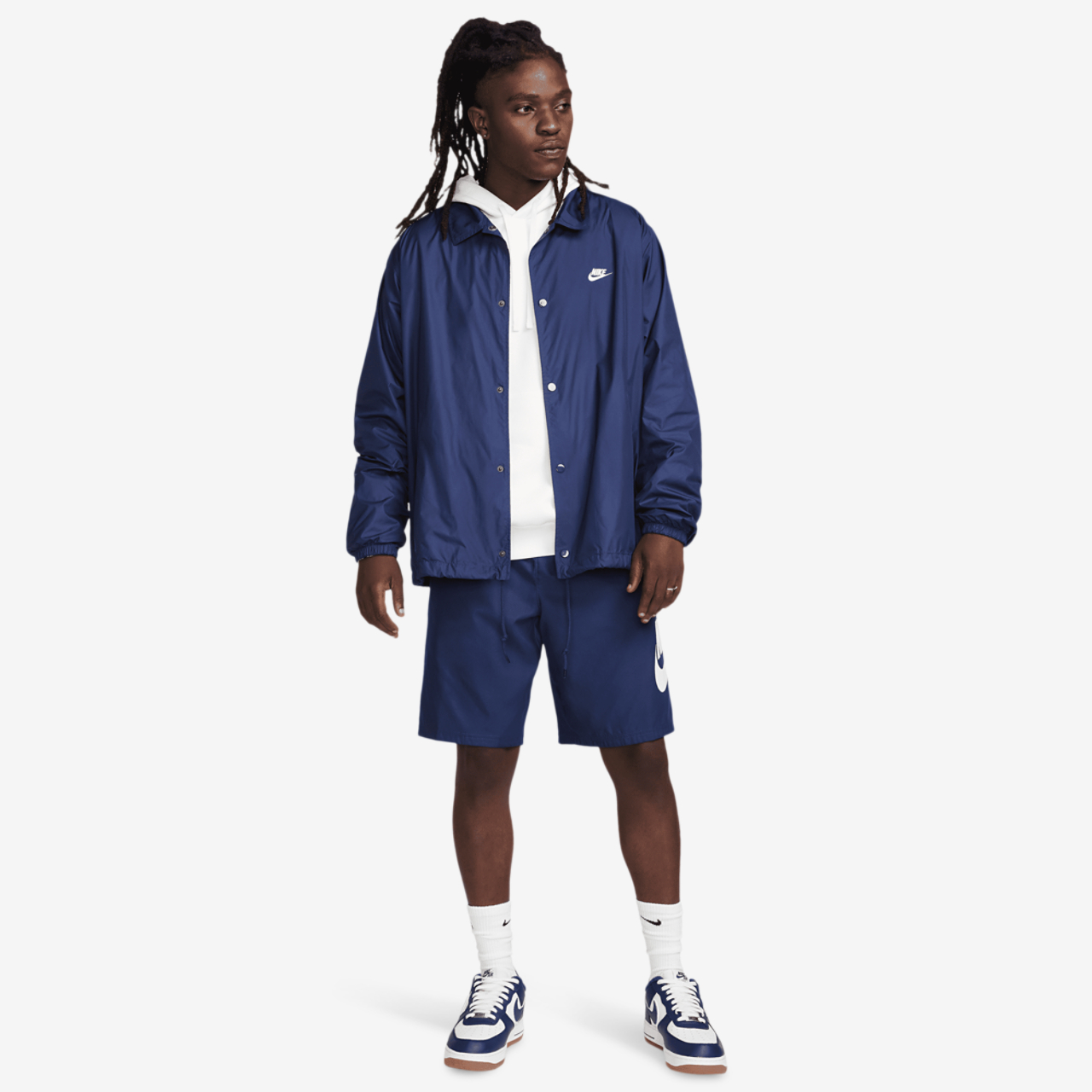 Nike Club Coaches Jacket Image 4 of 4. Tap to open photo gallery.