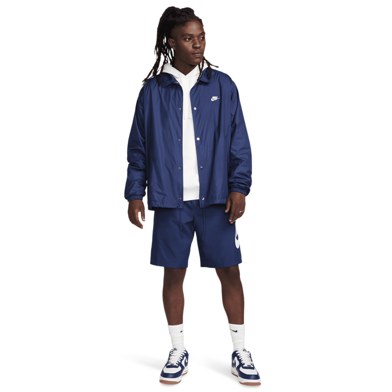 Nike Club Coaches Jacket Image 4 of 4. Tap to open photo gallery.