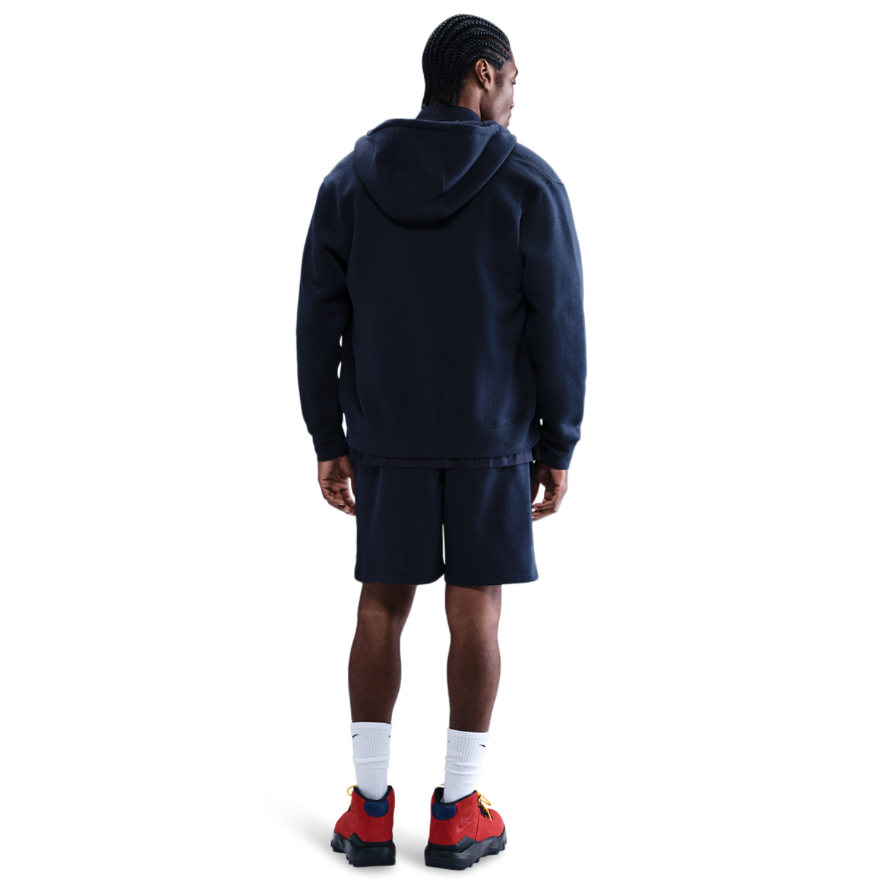 Nike Club Flow French Terry Shorts Image 4 of 4. Tap to open photo gallery.