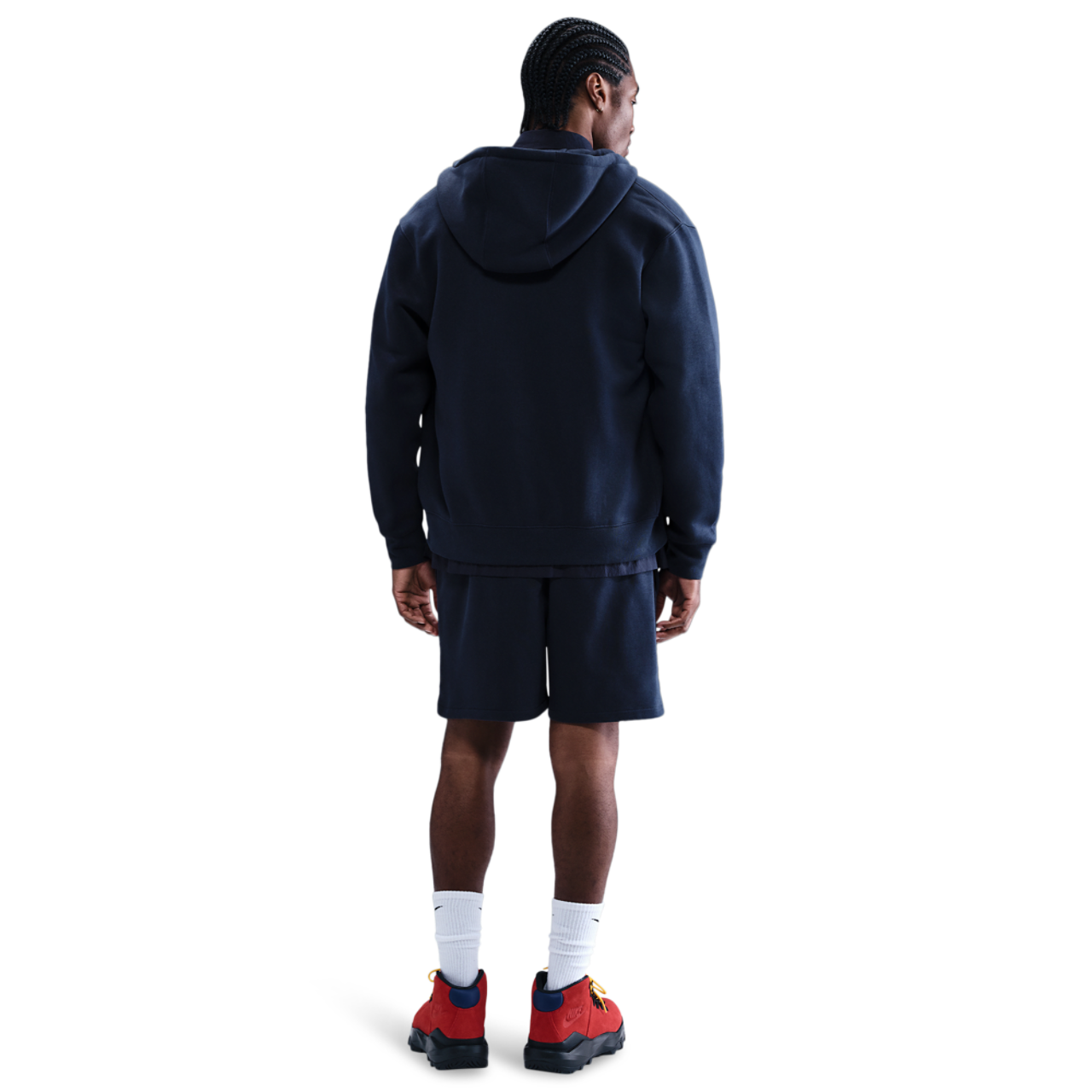 Nike Club Flow French Terry Shorts Image 4 of 4. Tap to open photo gallery.