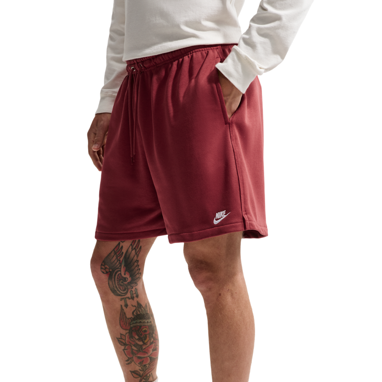 Nike Club Flow French Terry Shorts Image 1 of 4. Tap to open photo gallery.
