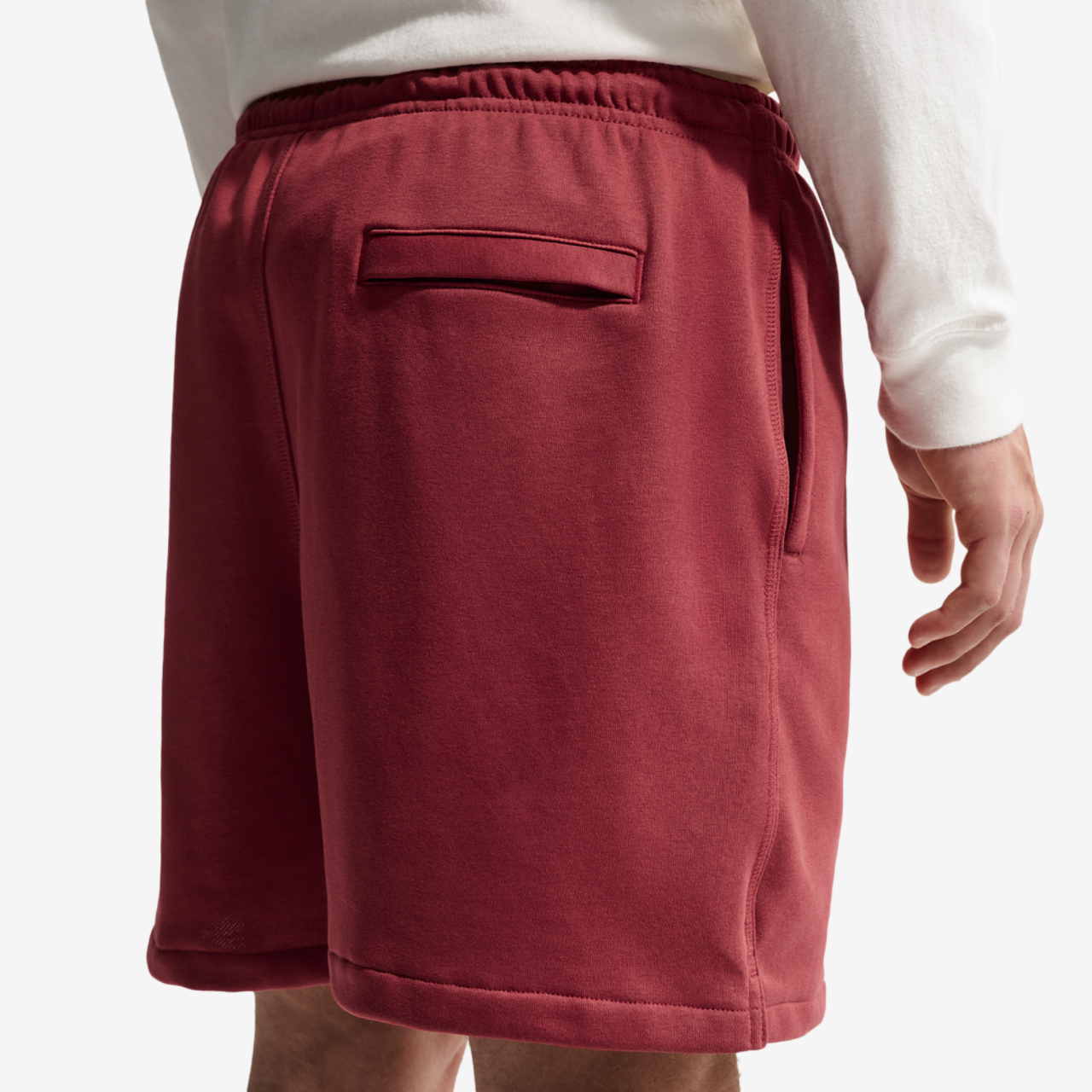 Nike Club Flow French Terry Shorts Image 2 of 4. Tap to open photo gallery.
