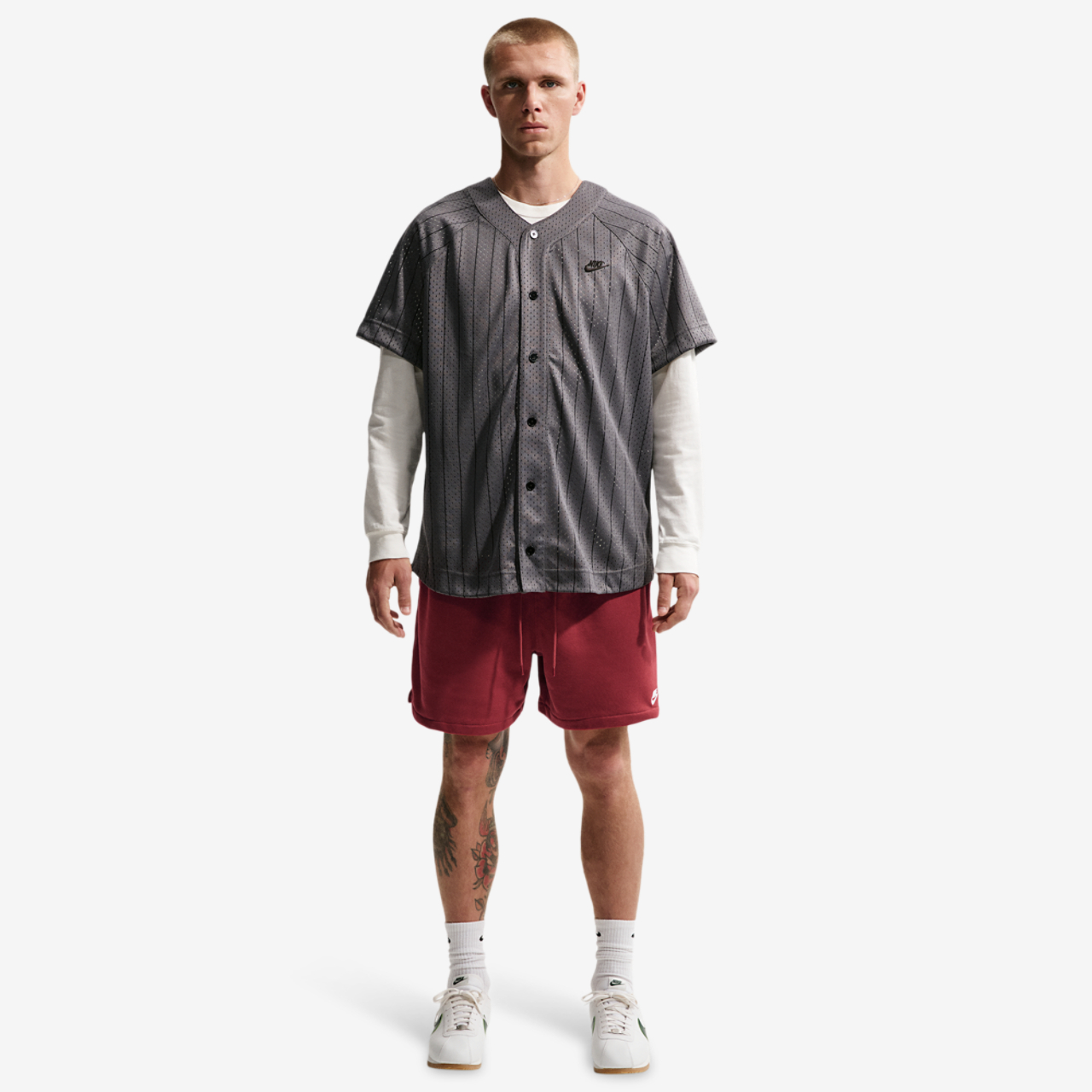 Nike Club Flow French Terry Shorts Image 3 of 4. Tap to open photo gallery.