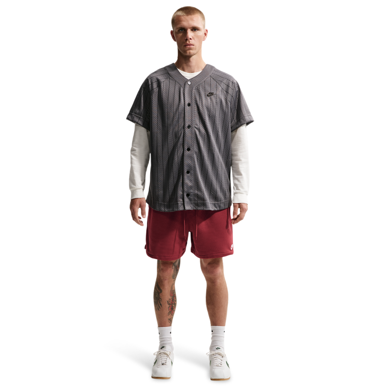 Nike Club Flow French Terry Shorts Image 3 of 4. Tap to open photo gallery.