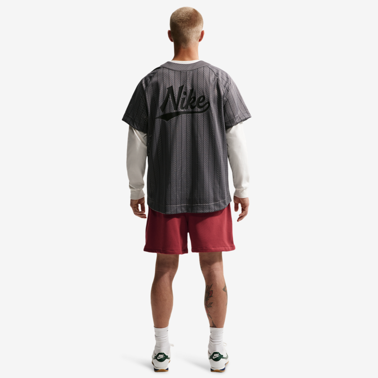 Nike Club Flow French Terry Shorts Image 4 of 4. Tap to open photo gallery.