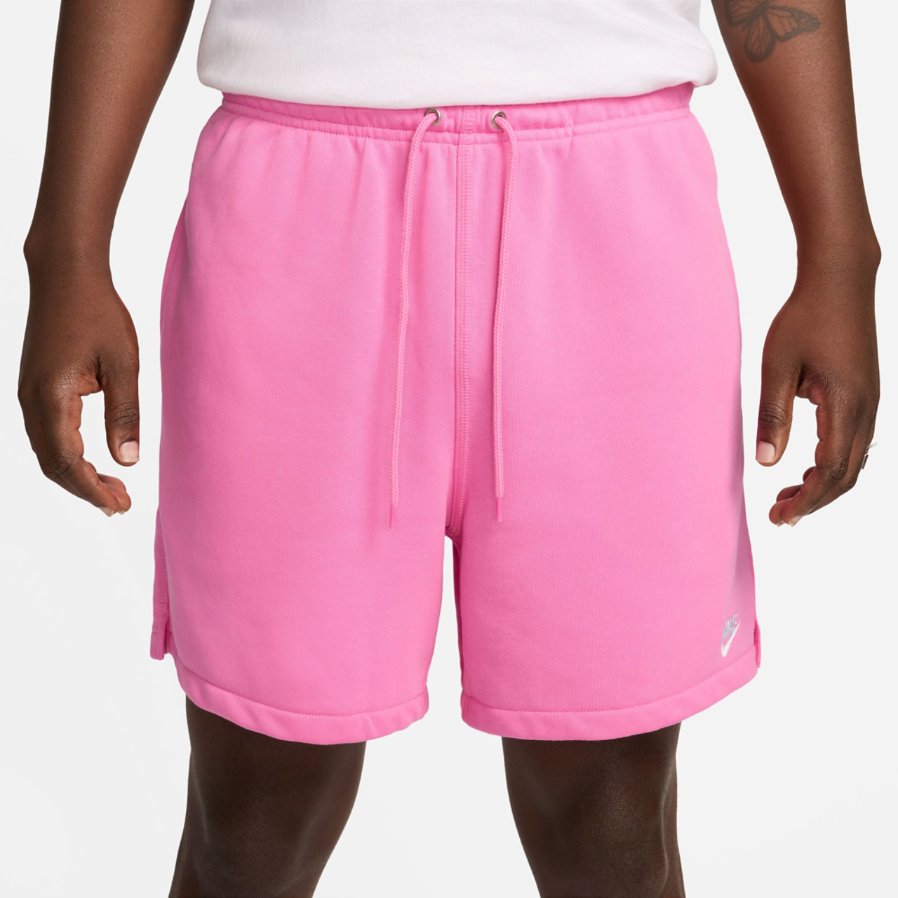 Nike Club Flow French Terry Shorts Image 1 of 2. Tap to open photo gallery.
